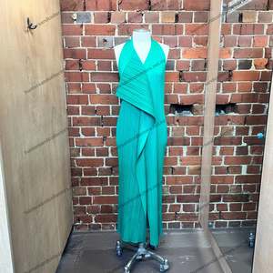 PLEATS PLEASE halter neck gown