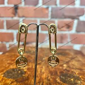 VIVIENNE WESTWOOD vintage safety pin earrings
