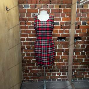 Moschino 1: MOSCHINO tartan wool dress