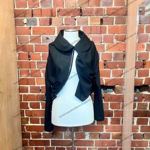 Womenswear: COMME DES GARCONS 2006 "Lost Empire" Black Selvedge Jacket
