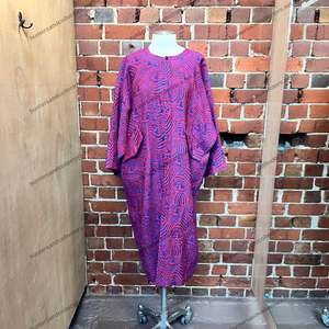 HENRIK VIBSKOV lurex pattned coat dress