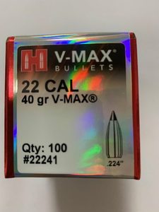 Products: Hornady 22 Cal 40gr V-Max Quantity: 100 22241 - Hunt Nz