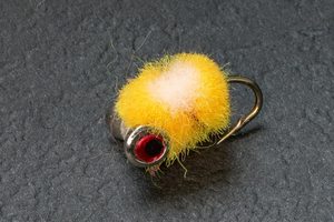 Flies - Kiwi Fly Fishing: Yellow Dumbell Glowbug - Kiwi Fly Fishing