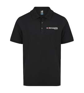 MERCHANTS LIQUOR MEN'S COTTON POLO SHIRT