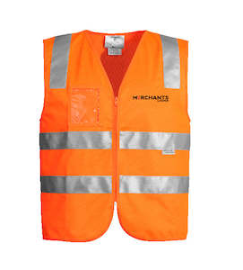Merchants Liquor Uniform: MERCHANTS LIQUOR UNISEX HI-VIS SAFETY VEST