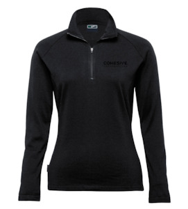 Cohesive Group: COHESIVE LADIES 1/4 ZIP MERINO PULLOVER