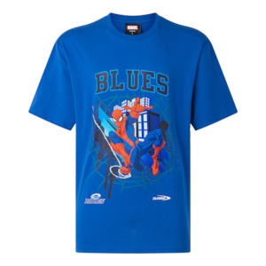 Blues Mens Spider-Man Cotton Tee