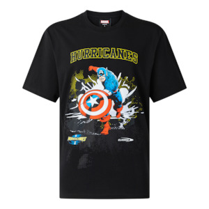 Hurricanes Mens Captain America Cotton Tee