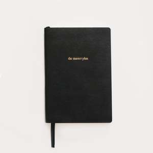 Gifts: The Master Plan Leather Journal