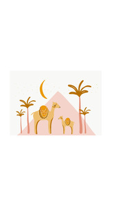 Camels Pink A3