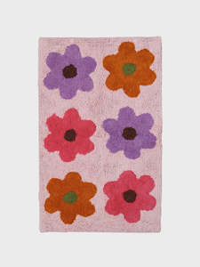 Candy Flowerbed Bath Mat