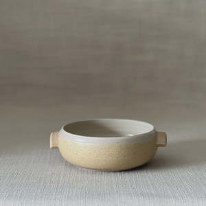 Ceramics: Earthy Orange Soup Bowl