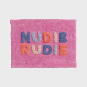 Bathroom: Nudie Rudie Bath Mat Mini - Dahlia