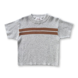 Grown Clothing: Twin Striped Ribbed Tee