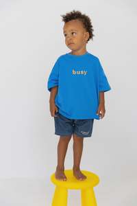Back In Stock: Busy Tee - Sunny Blue