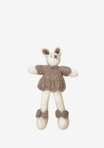 Back In Stock: Wendy's Handknitted Mouse Girl - Tan