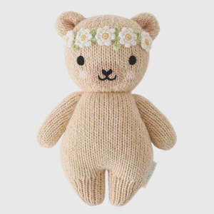 Cuddle Kind: Baby Honey Bear - Ivory Floral