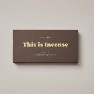 Gentle Habits: Grounded This is Incense