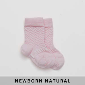 Merino Wool Crew Socks Petal