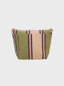 Carnival Stripe Cosmetic Case