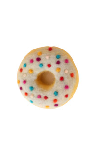 Junimoon: Pastel Blue Rainbow Sprinkles Donut