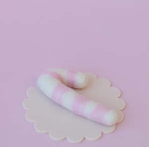 Candy Cane Pink and White