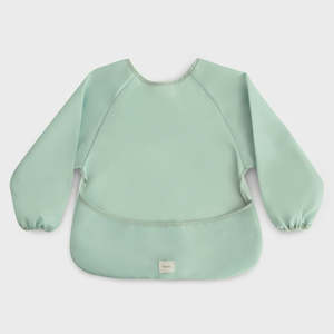 Mushie: Long Sleeved Bib Roman Green