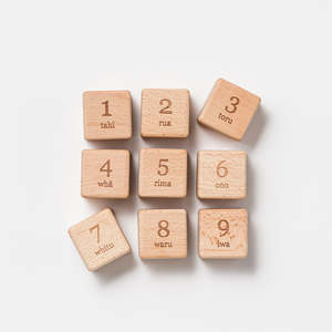 Over The Dandelions: Tahi Rua Toru Wooden Block Set