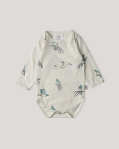 Babu: Organic Cotton Bodysuit - Kereru