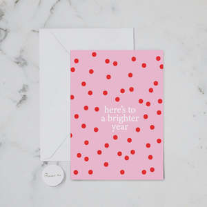 A Brighter Year Greeting Card