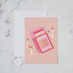 Papier Hq: Perfect Match Greeting Card