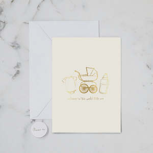 Welcome Little One Greeting Card