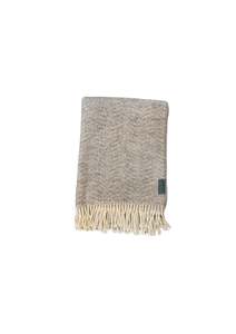 Fibre: Wool Throw - Taupe