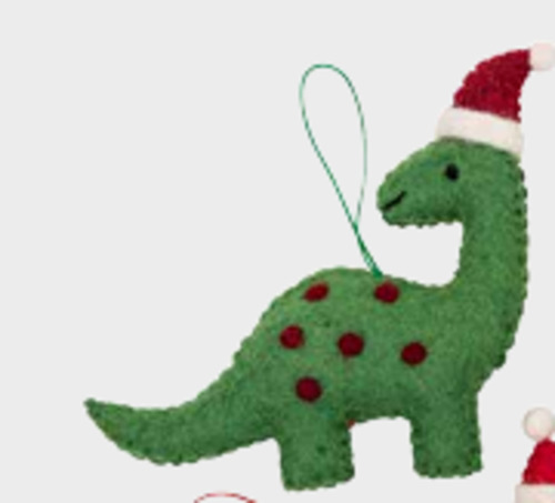 Pashom Christmas Decration - Green Dinosaur