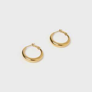 Riley Gold Hoop Earrings - Small