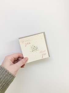 Nuturing Nature: Life would Succ without you Plantable Card