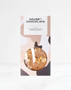 NZ Dry Roasted Hazelnut Caramelised White Chocolate Bar