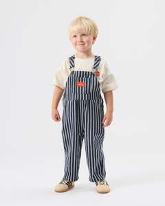 Railroad Stripe Austin Overall