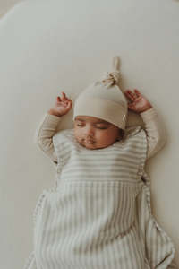 Bedding: Merino Kids Go Go Bag - Duvet - Variegated Stripe Mist