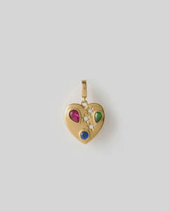 Bisou Heart Charm