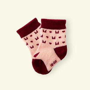 MOSEY | Merino Wool Baby Socks | Plum