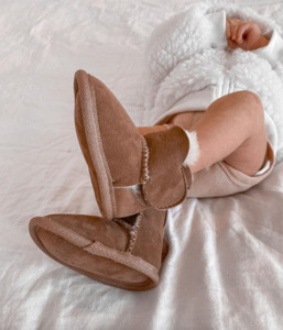 Footwear: Platinum Baby Bootie | Chestnut