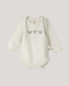 Long Sleeve Bodysuit - Fingerprint Friends