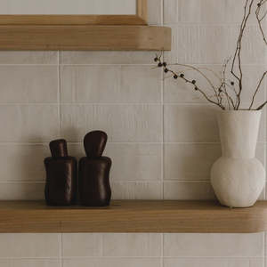 Wavy salt and pepper shakers | Dark Brown