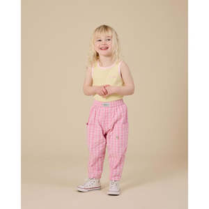 Lightweight Gingham Kit Pocket Pant