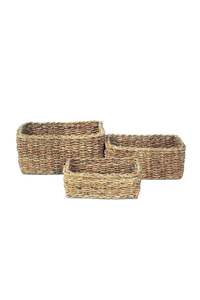 Briar Small Square Baskets S/3