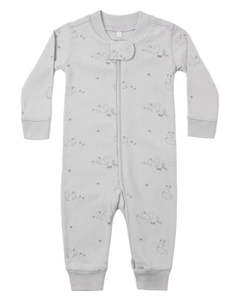 ZIP LONG SLEEVE SLEEPER SQUIRREL