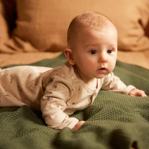 Merino Knit Blanket | Thyme