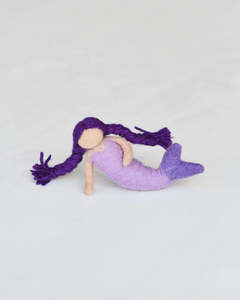 Toys: Felt Waldorf Mermaid | Purple Hair