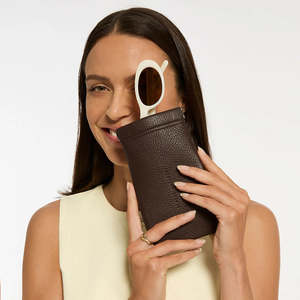 Keepsake Sunglasses Case - Cocoa